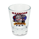 Illinois Shot Glass State Map  (1.5oz)