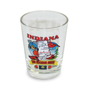 Indiana Shot Glass State Map  (1.5oz)