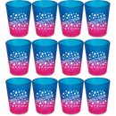 ウィスコンシン州 ショットグラス（1.5oz）[スター] / Wisconsin Shot Glass Multi Color Stars (1.5oz)