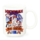 Michigan Mug State Map (11oz)