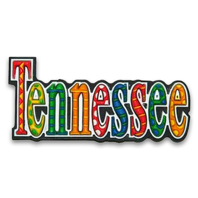 テネシー州 マグネット 2D  [フェスティバル] / Tennessee Magnet PVC Festive