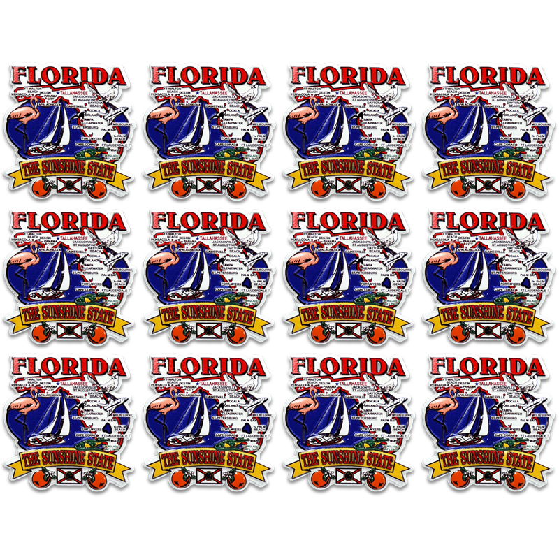 Florida Magnet 2D State Map