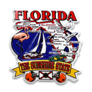Florida Magnet 2D State Map