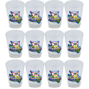 フロリダ州 ショットグラス つや消し（1.5oz）[地図＆旗] / Florida Shot Glass Frosted Map & Flag  (1.5oz)