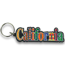 California Keychain PVC Festive