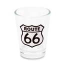 ルート66 ショットグラス（1.5oz）[ロードサイン] / Route 66 Shot Glass Shield  (1.5oz)