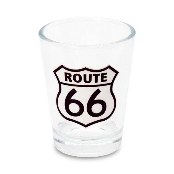 Route 66 Shot Glass Shield  (1.5oz)