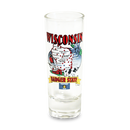 ウィスコンシン州 シューターショットグラス（2oz）[州の地図] / Wisconsin Shooter State Map (2oz)