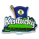 Kentucky Magnet 2D Map & Flag