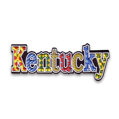 ケンタッキー州 マグネット 2D  [フェスティバル] / Kentucky Magnet PVC Festive