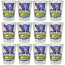 Pennsylvania Shot Glass Frosted Map & Flag  (1.5oz)