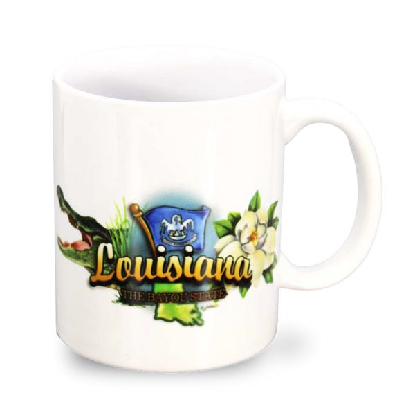 ルイジアナ州 マグカップ（11oz/325ml）[州のアイコン] / Louisiana Mug Elements (11oz)