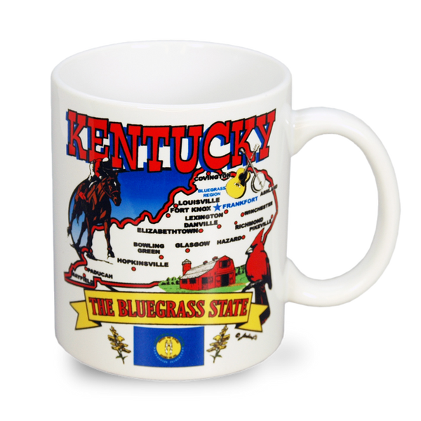 Kentucky Mug State Map (11oz)