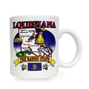 Louisiana Mug State Map (11oz)
