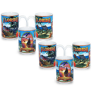 フロリダ州 マグカップ（15oz/443ml）[壁画] / Florida Mug Mural (15oz)