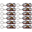 California Keychain PVC State Flag