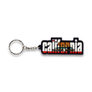 California Keychain PVC State Flag