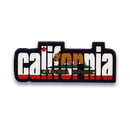 California Magnet PVC State Flag