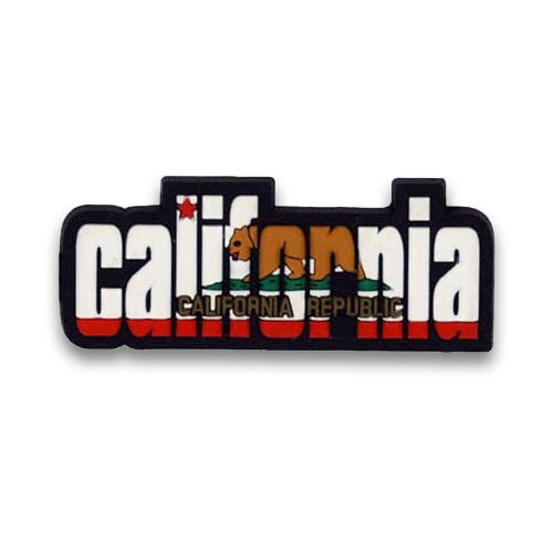 カリフォルニア州 マグネット 2D  [州旗] / California Magnet PVC State Flag