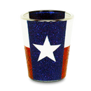 テキサス州 ショットグラス グリッター（1.5oz）[州旗] / Texas Shot Glass Glitter State Flag (1.5oz)