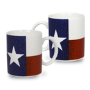 Texas Mug Glitter State Flag (11oz)
