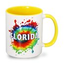 フロリダ州 マグカップ（11oz/325ml）[タイダイ] / Florida Mug Tie Dye (11oz)