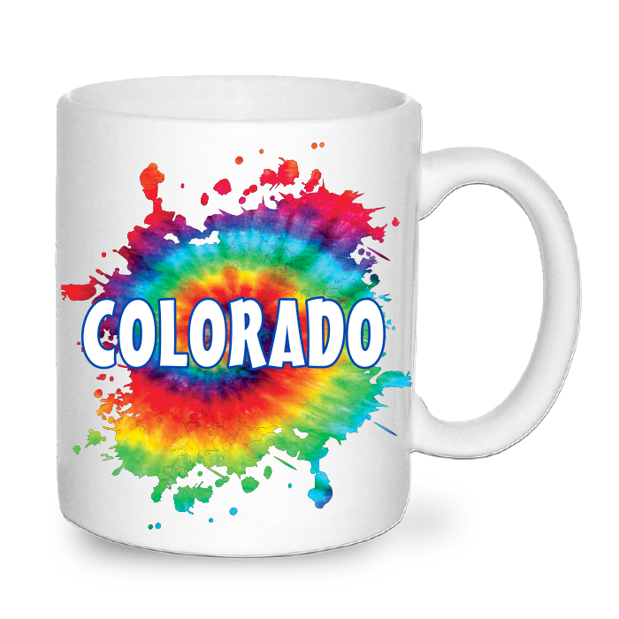 コロラド州 マグカップ（11oz/325ml）[タイダイ] / Colorado Mug Tie Dye (11oz)