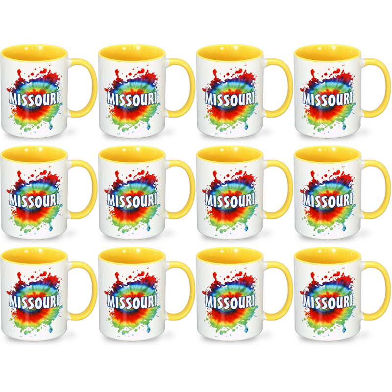 ミズーリ州 マグカップ（11oz/325ml）[タイダイ] / Missouri Mug Tie Dye (11oz)