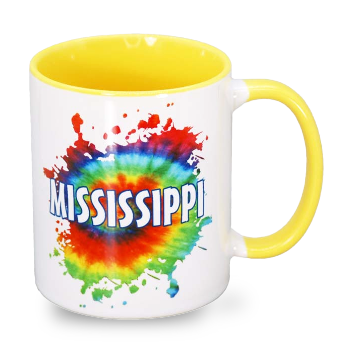 ミシシッピ州 マグカップ（11oz/325ml）[タイダイ] / Mississippi Mug Tie Dye (11oz)