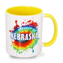 Nebraska Mug Tie Dye (11oz)
