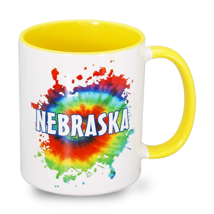 Nebraska Mug Tie Dye (11oz)