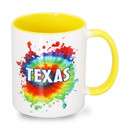 Texas Mug Tie Dye (11oz)