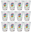 フロリダ州 ショットグラス（1.5oz）[タイダイ] / Florida Shot Glass Tie Dye  (1.5oz)