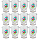 Georgia Shot Glass Tie Dye  (1.5oz)