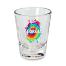 Georgia Shot Glass Tie Dye  (1.5oz)