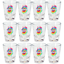 Oklahoma Shot Glass Tie Dye  (1.5oz)