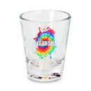 Oklahoma Shot Glass Tie Dye  (1.5oz)