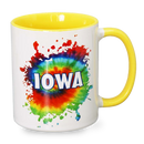 Iowa Mug Tie Dye (11oz)