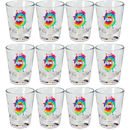 Iowa Shot Glass Tie Dye  (1.5oz)