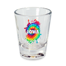 Iowa Shot Glass Tie Dye  (1.5oz)
