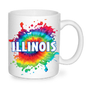 Illinois Mug Tie Dye (11oz)