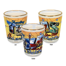 Texas Shot Glass Gold Rim Postcard (1.5oz)