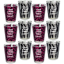 Colorado Shot Glass Wild Animal Print Glitter(1.5oz)