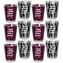 ジョージア州 ショットグラス（1.5oz）[ワイルドアニマルグリッター] / Georgia Shot Glass Wild Animal Print Glitter(1.5oz)