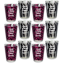 フロリダ州 ショットグラス（1.5oz）[ワイルドアニマルグリッター] / Florida Shot Glass Wild Animal Print Glitter(1.5oz)