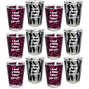 Nebraska Shot Glass Wild Animal Print Glitter(1.5oz)