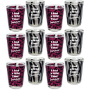 Louisiana Shot Glass Wild Animal Print Glitter(1.5oz)