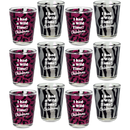 Oklahoma Shot Glass Wild Animal Print Glitter(1.5oz)