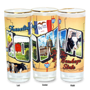 アイオワ州 シューターショットグラス（2oz）[金縁ポストカード] / Iowa Shooter Gold Rim Postcard (2oz)