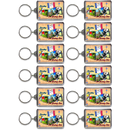 アイオワ州 キーホルダー [ポストカード] / Iowa Keychain Lucite Postcard